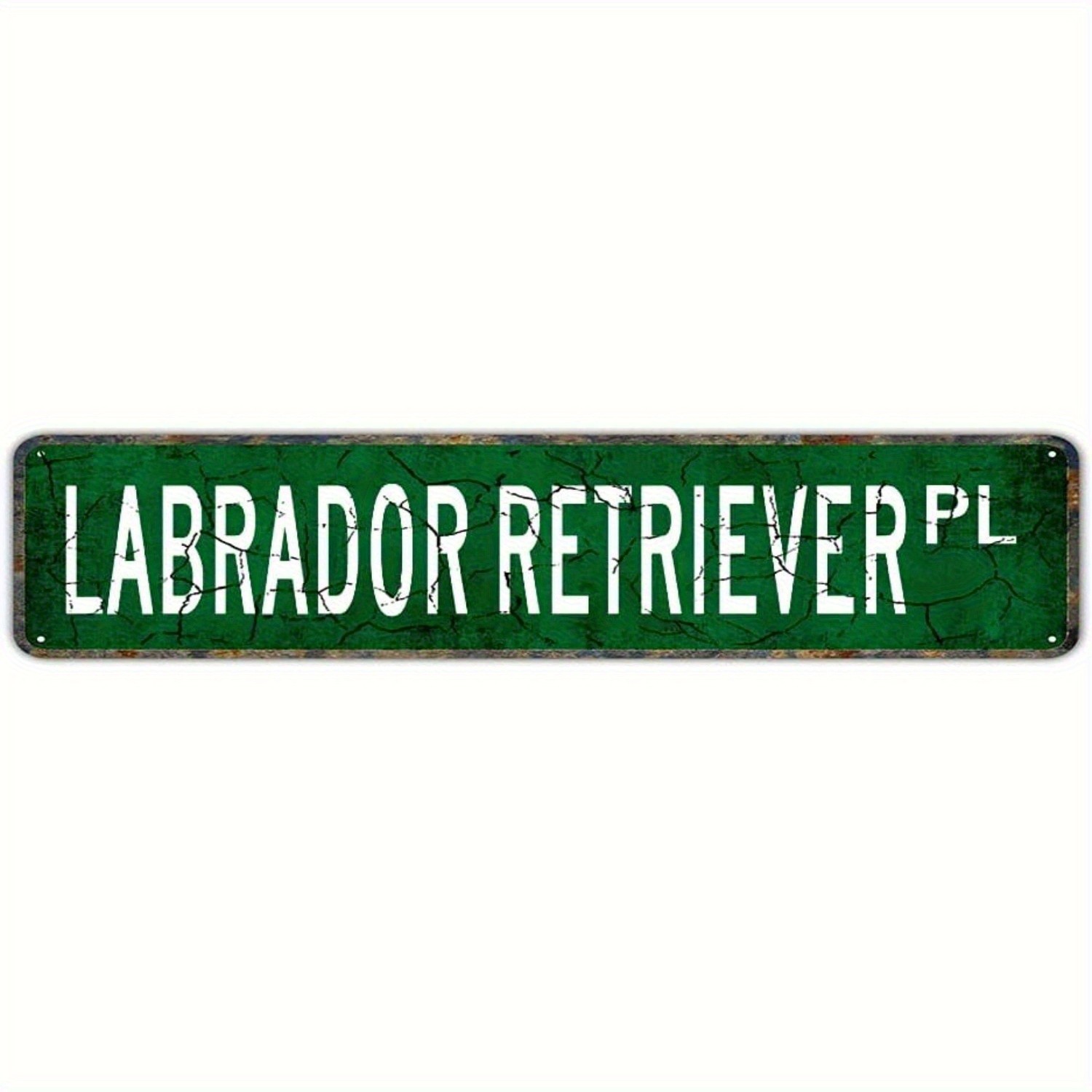 Labrador Retriever Pl Green Vintage Metal Sign Dog Lover Wall Art Hanging Decor gallery