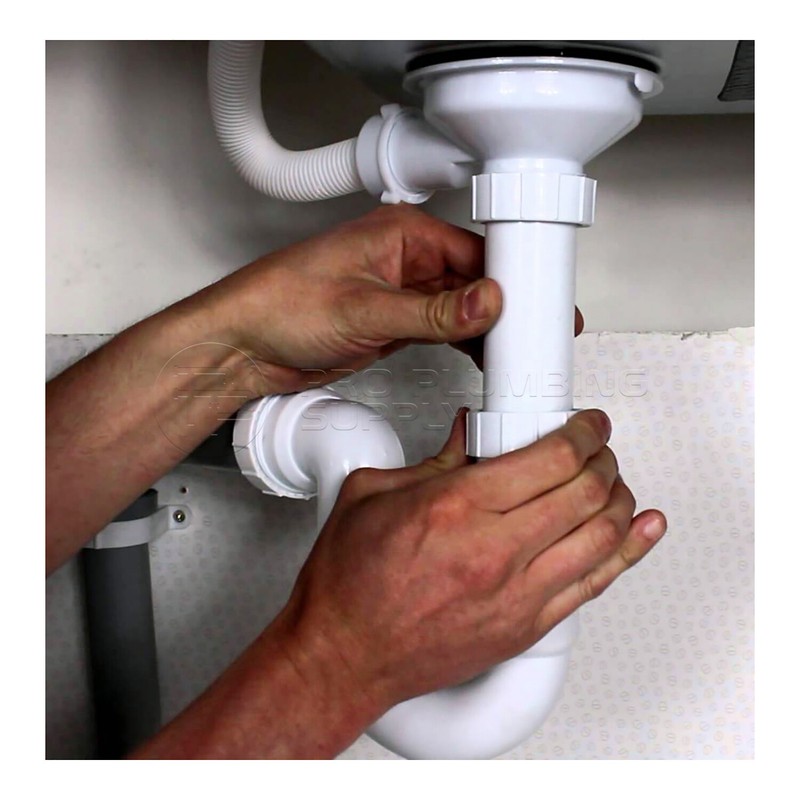 1-1/2 in Plastic P-Trap Pipe Fitting for Tubular Water Drain Applications USA gallery
