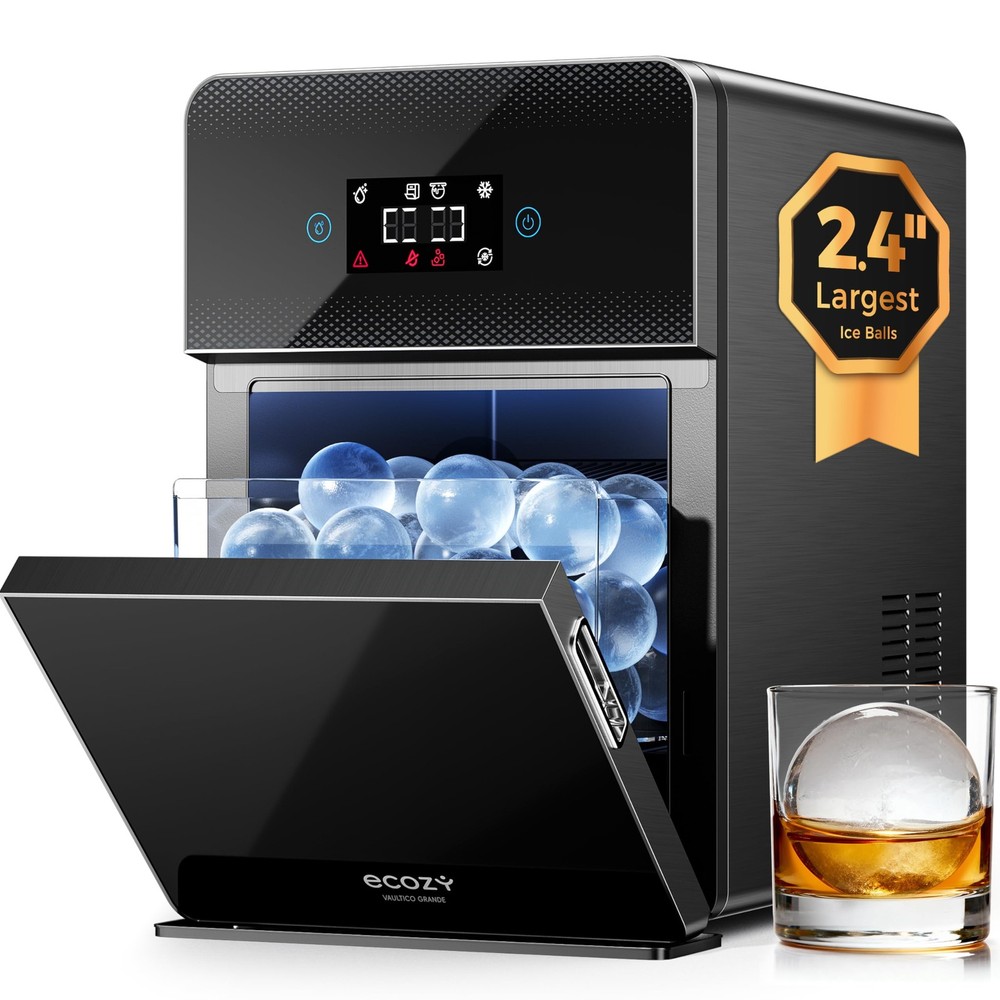 Sphere Ice Maker 2.4 Clear Automatic Water Supply Self Cleaning IM-BM322C ecozy