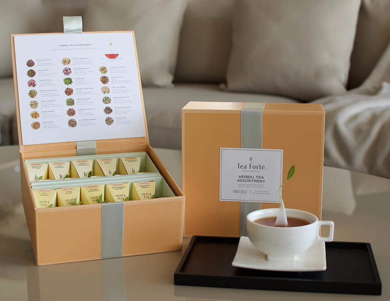 Tea Forte - Herbal Tea Assortment - 40 Count gallery