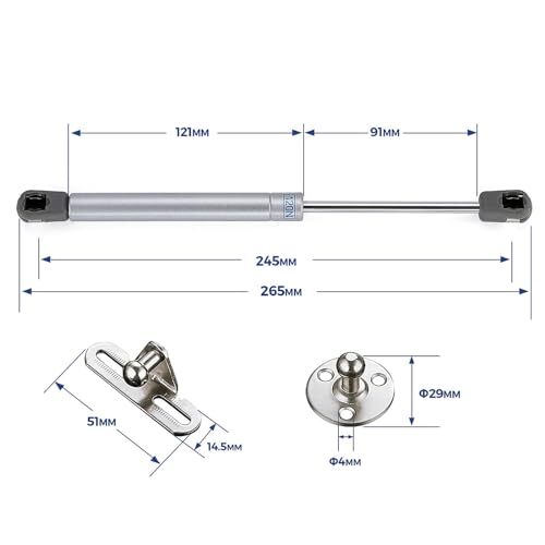 Safety Lid Support Soft Down Close Hinge Spring Strut For Chest Toy Box gallery