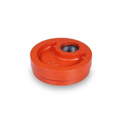 2″-6″ in Grooved Drain Cap Pipe Fitting Orange Connection Free Ship New USA
