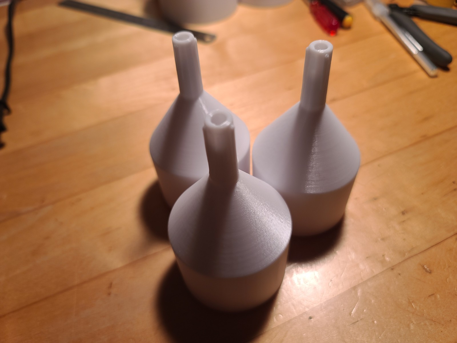 Mini Speed Funnel Set (3‑Pack)–PETG High‑Flow Precision Funnels–Shop/Bench SOLID gallery