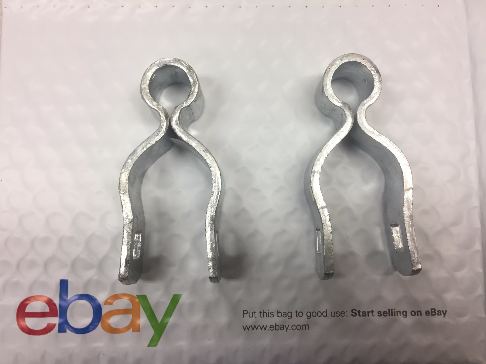 allFENZ 1-5/8" Galvanized Metal Chain Link Fence Gate Frame Hinges.Qty:2 pcs gallery
