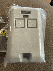 MULTI-CODE 3083 Garage Door Openers 2 Button Mini Remote Control 300MHz Silver