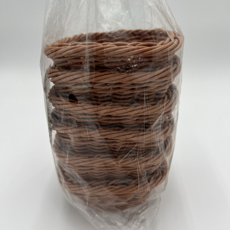 Creative Minds Square Woven Basket Plastic Set Of 6 MTC 88 gallery