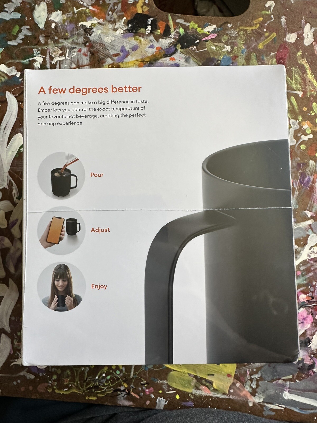 Ember 10 oz. Temperature Control Smart Mug 2 - Black New in box gallery