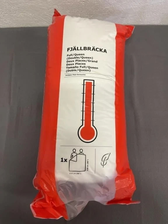 New IKEA FJÄLLBRÄCKA Down Feather Cotton Duvet Insert Extra Warm Full / Queen gallery