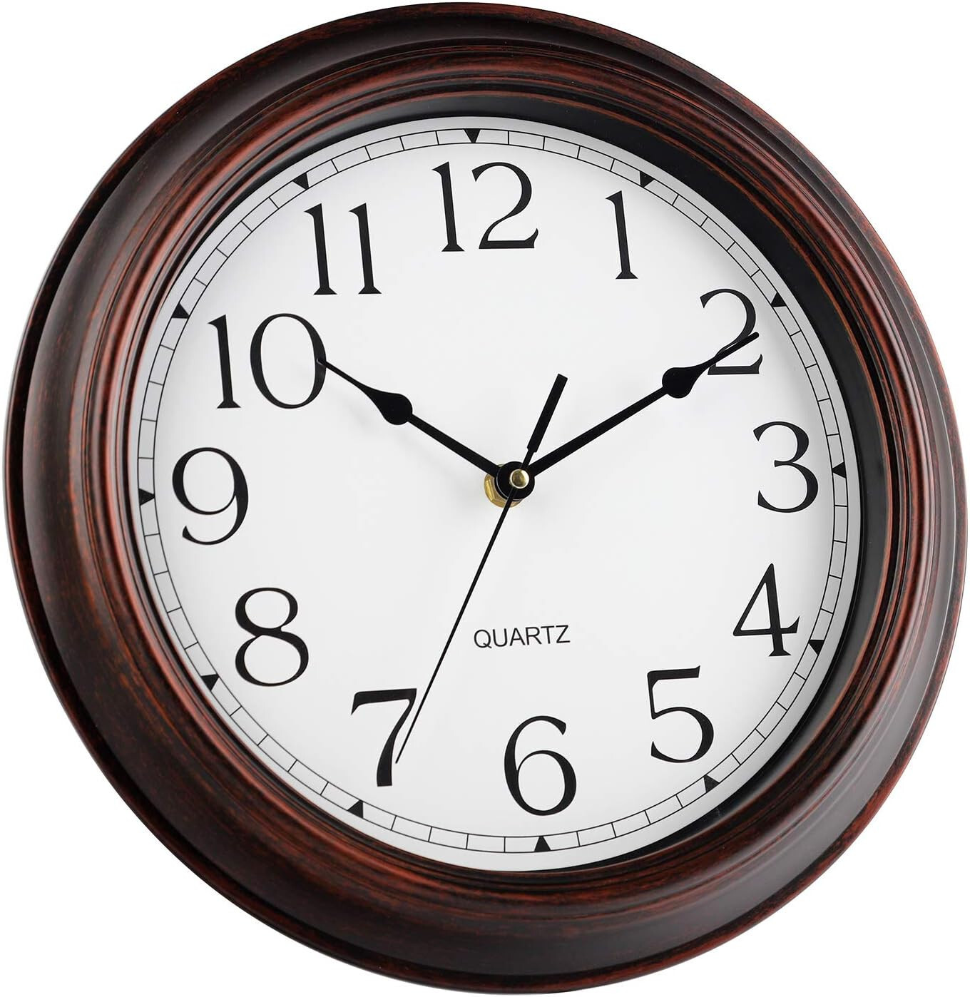 Wall Clock Vintage Retro Silent Battery Operated 12 Inch Non-Ticking Decorative gallery