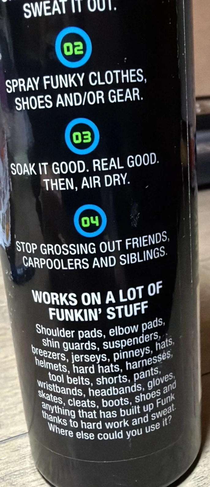 1 Funkaway Odor Eliminating Spray Shoes Skates Work Boots Gym Bags More 8Oz gallery
