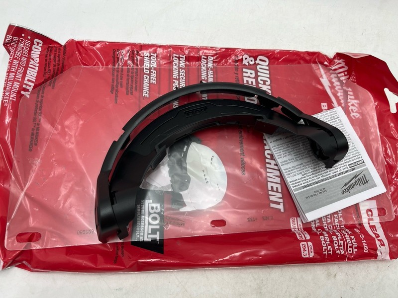 Milwaukee Bolt Task Full Face Shield - Clear Uncoated Lens (Opened) gallery