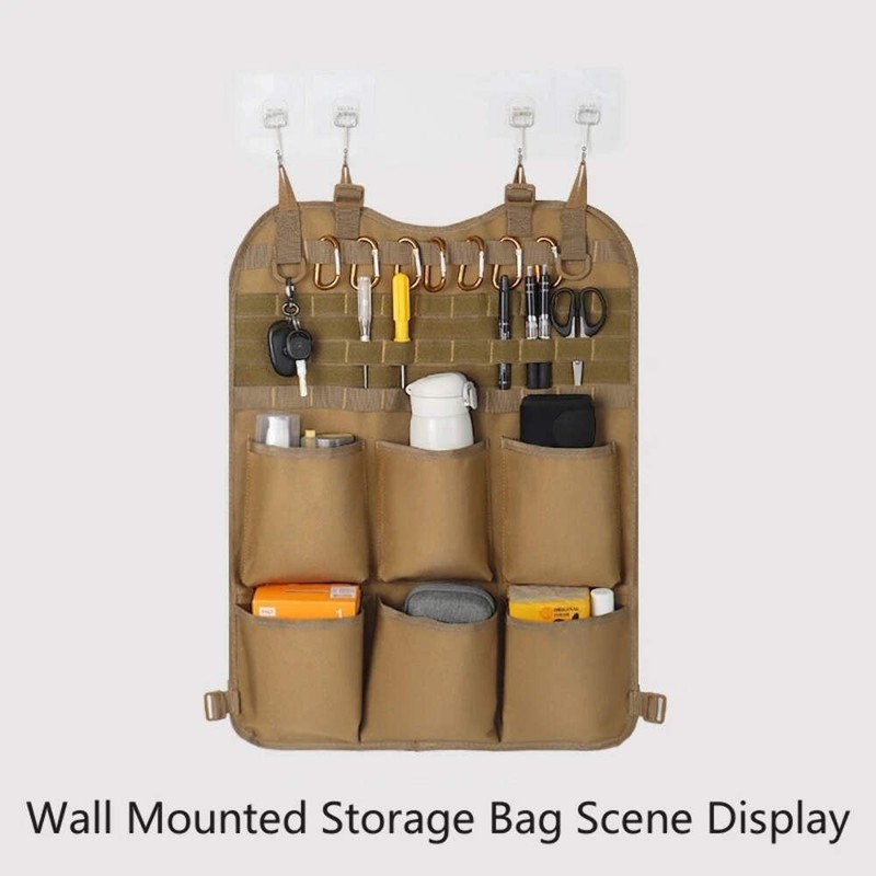 High Quality Multifunction 55*37CM 600D 6PCS In 1 Car Back Seat Tactical Hanging gallery