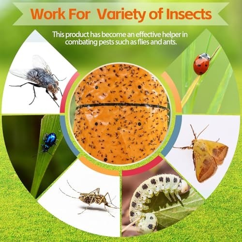 12 Rolls Spotted Lanternfly Trap - 30ft Sticky Strips for Trees, Garden, Lawn gallery