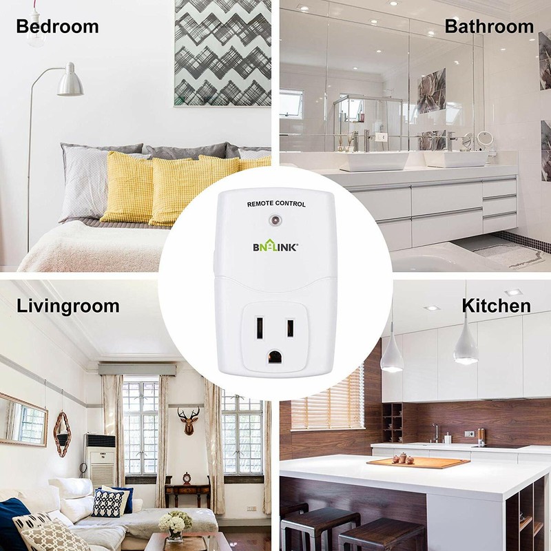 BN-LINK Mini Wireless Remote Control Outlet Switch Power Plug gallery