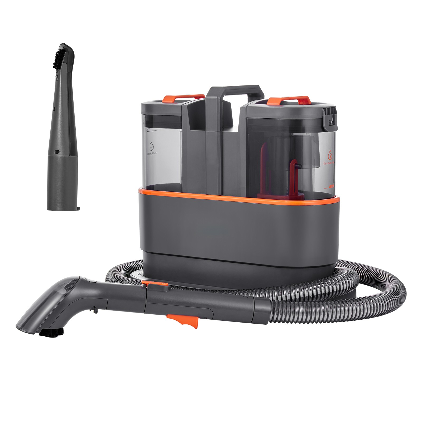 Portable Carpet Cleaner Machine Dual-Water Tank 11.5Kpa Upholstery Cleaner gallery