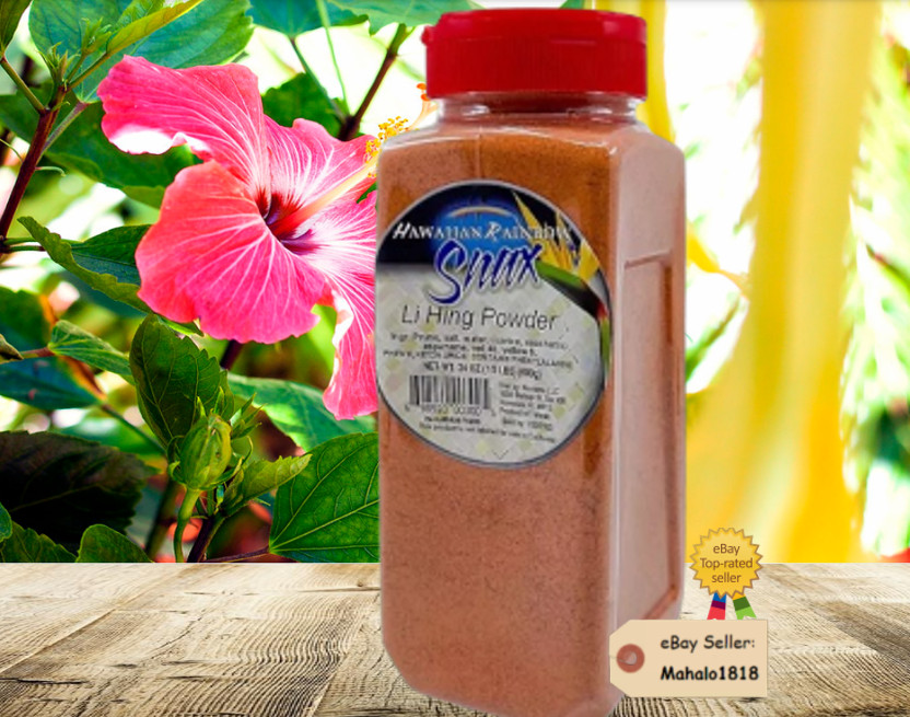 🌈Hawaiian Rainbow Snax Li Hing Mui Powder Snack Seasoning 24 oz (1.5 lb.) gallery
