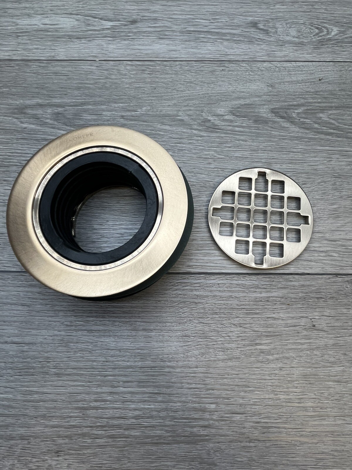Kohler 9132-BV Round Shower Stall Drain - Vibrant Brushed Bronze 4-3/8" *READ* gallery