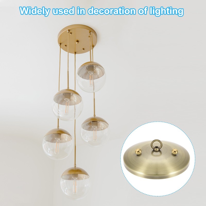 30pcs Thread Cap Nuts Knob Brass Ball Lamp Decoration Screw Caps Nut Cover gallery