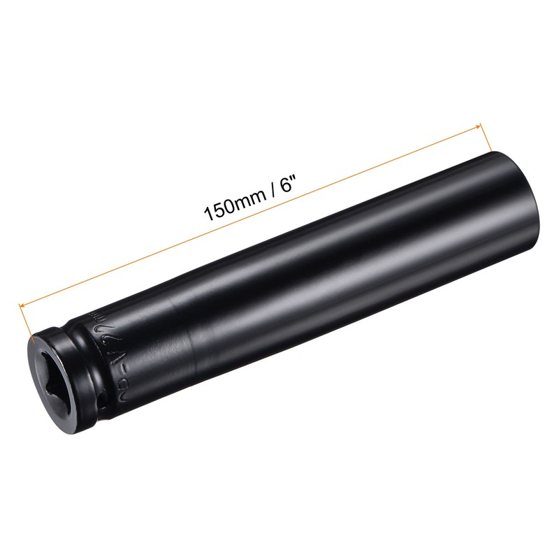 1/2" Drive x 22mm Deep Impact Socket - CR-V Steel 6" Length 6-Point gallery