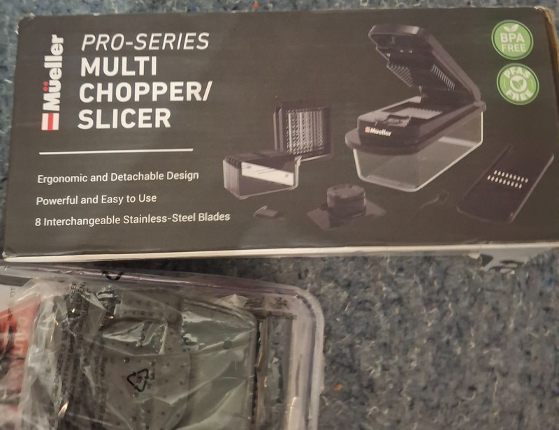 Mueller Pro-Series Multi Chopper Slicer MC-780 White Dicer Julienne Grater gallery