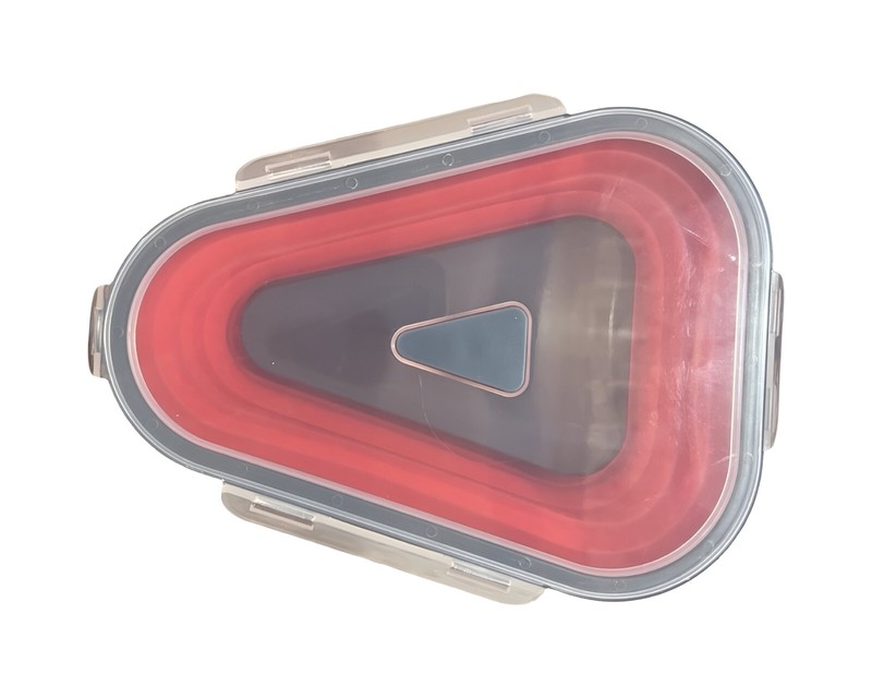 Reusable Pizza Storage Container 5 Heating Trays Collapsable Microwaveable Meal gallery