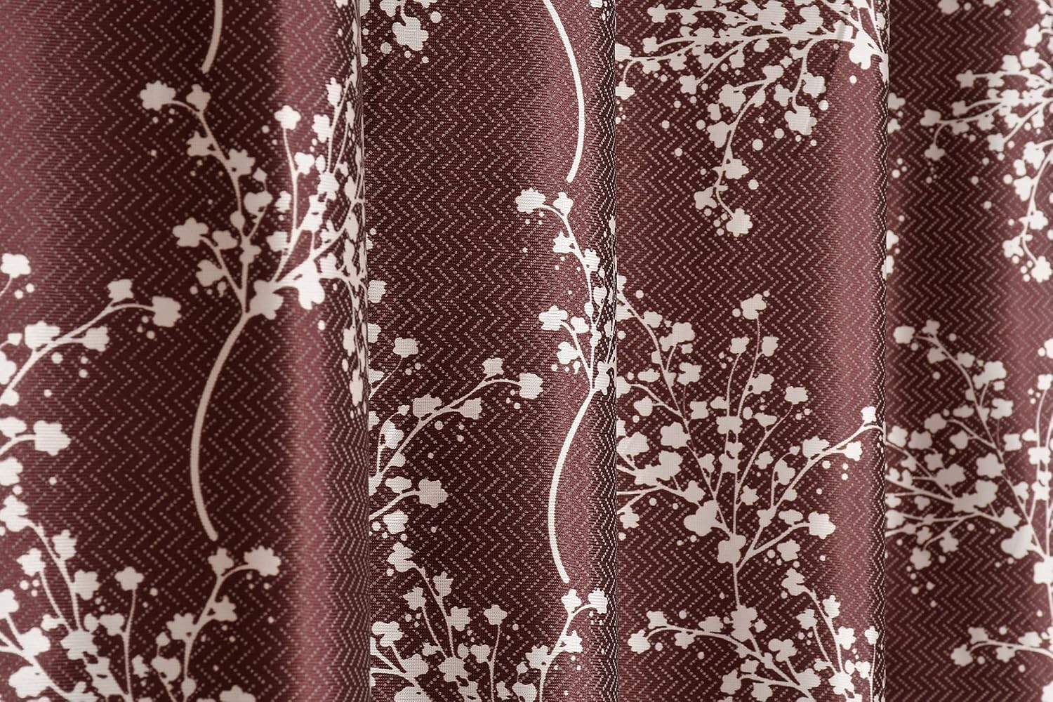 New 2 Piece Eyelet Polyester Door Curtain Set - 7 feet gallery