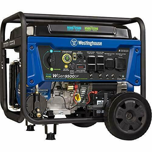 Westinghouse Dual Fuel Portable Generator 12500 Watt Gas Propane Powered gallery