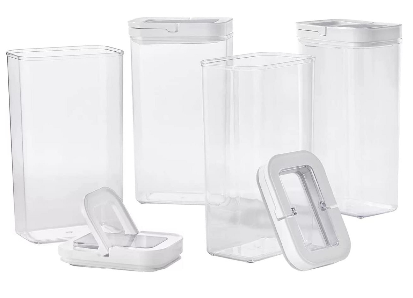 Member Mark 4Pack Fliplock Storage Rectangular Containers with Lids gallery