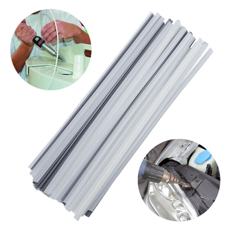 100Pc Plastic Welding Rods 7.9'' PP/PVC/ABS/PE Plastic Welder Repair Rods Sticks gallery