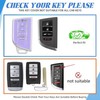 Key Fob Cover Cmpatible with 2022 2023 2024 2025 MDX RDX Color: Silver/Purple gallery