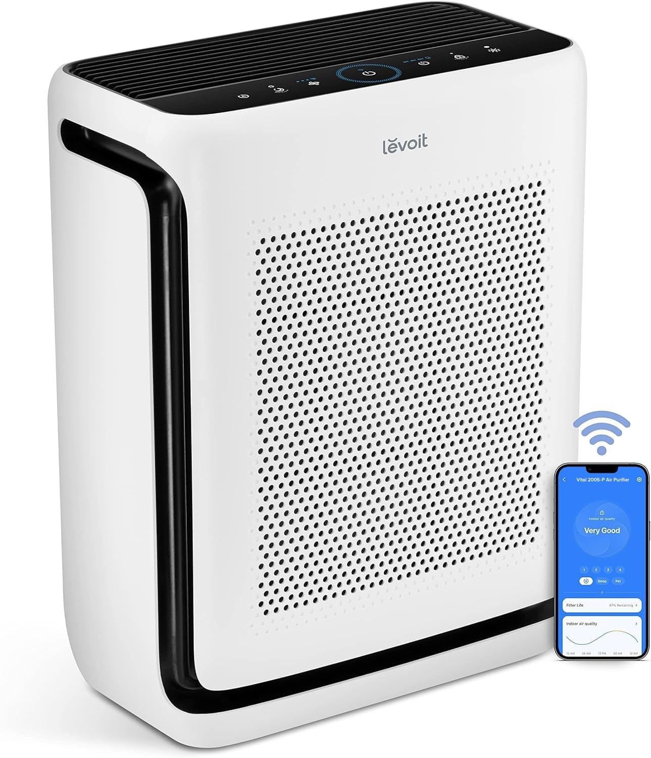LEVOIT Air Purifiers for Home Large Room Up to 1875 Ft² Vital 200S-P. White gallery
