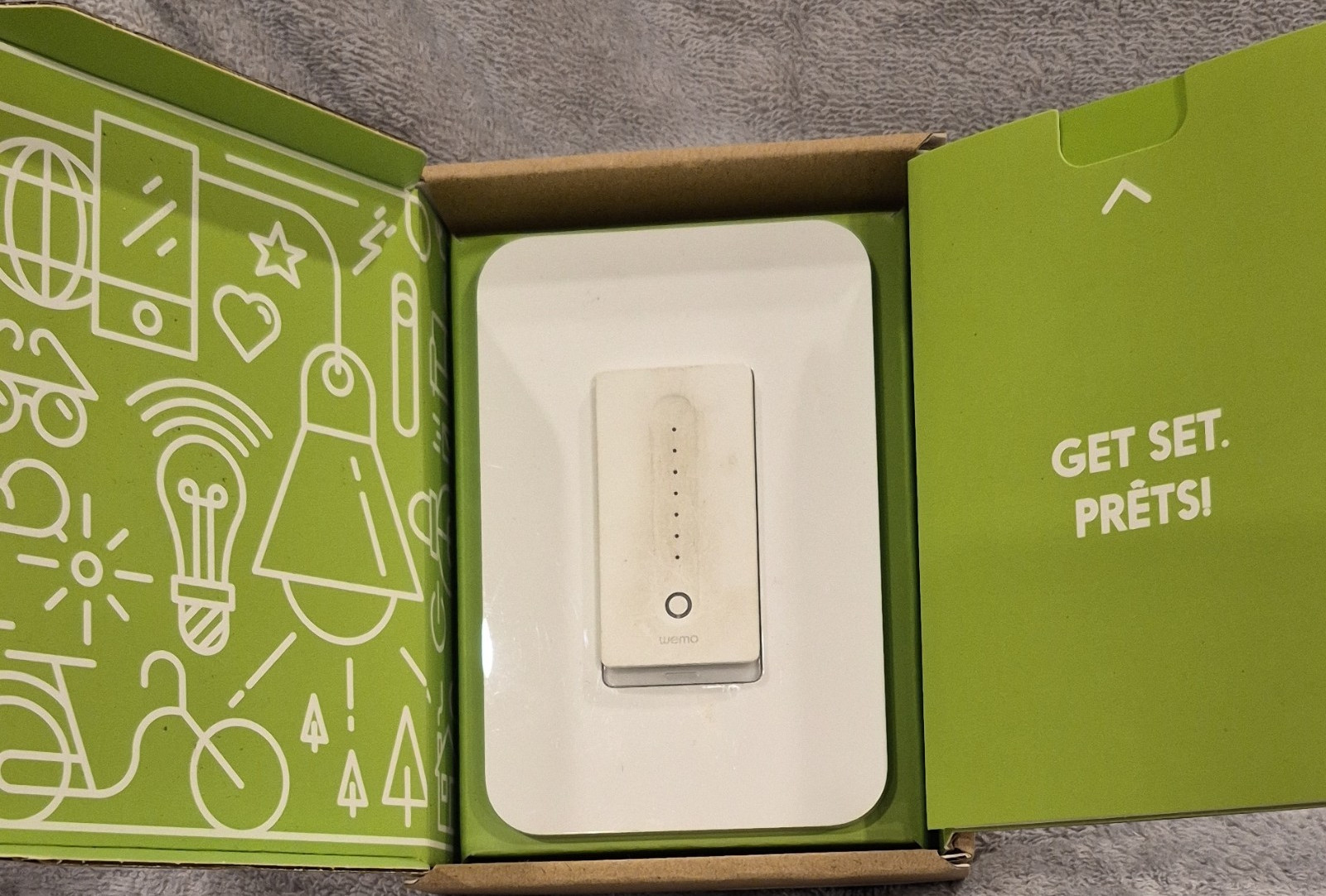 WeMo Wi-Fi Smart Dimmer Wall Switch, White, App-Controlled, Alexa Compatible gallery