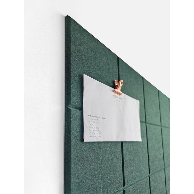 High Density Felt Panels Wall Bulletin Board Set W/ Double-Sided Tape 6 Pack New gallery