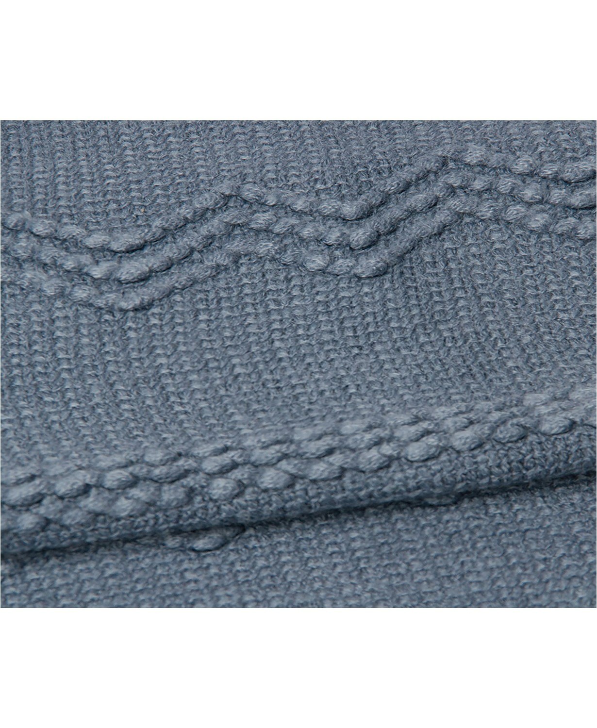 Battilo Home Woven Chain Patterns -Tasseled End Raised Zigzag Throw, 50 X 60 gallery
