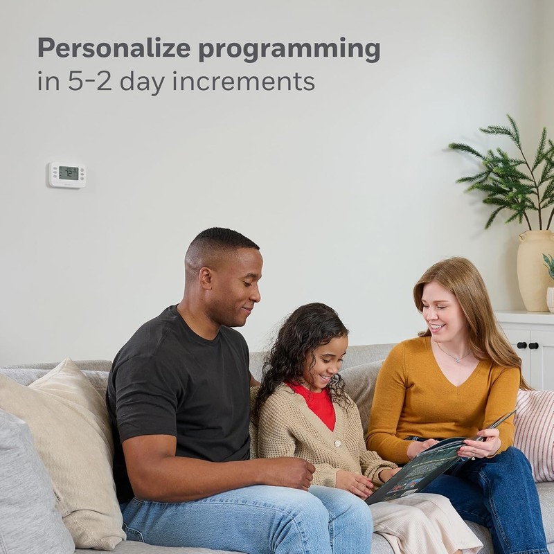 User-Friendly Programmable Thermostat with Custom Scheduling and Easy Install gallery