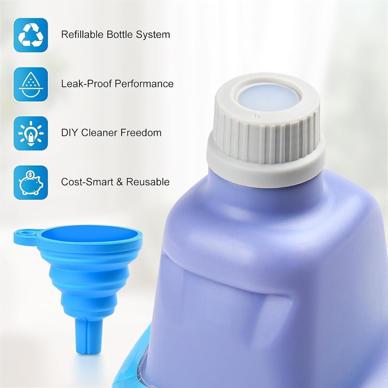 500ml Leak-Proof Cleaning Solution Bottle for Swiffer WetJet - Hand Wash Only gallery