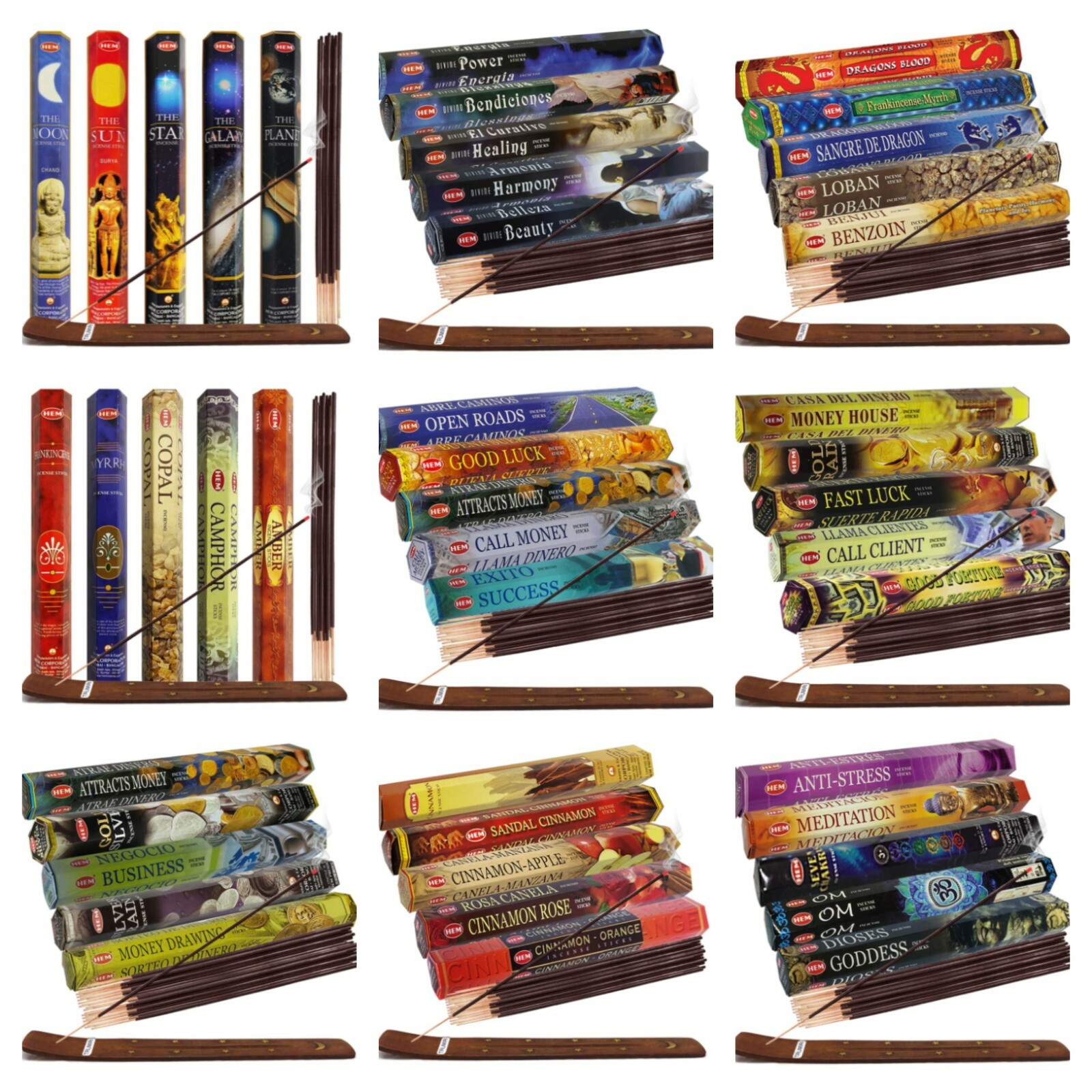 Hem Incense Sticks Variety Pack with Heavily Scented Quality For Relaxation gallery
