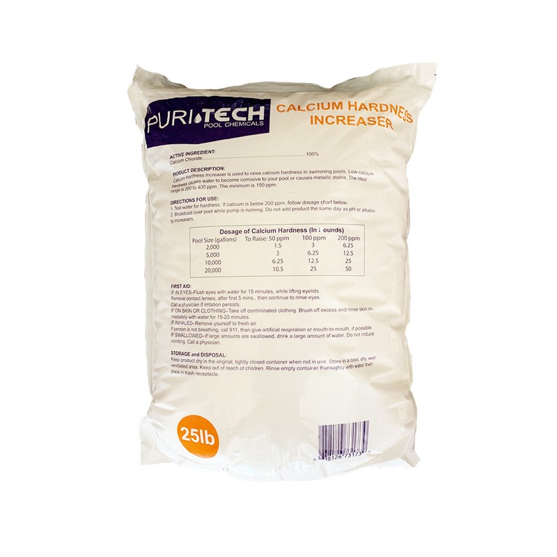 Puri Tech Calcium Hardness Increaser 50 lbs Calcium Chloride for Swimming Pools gallery