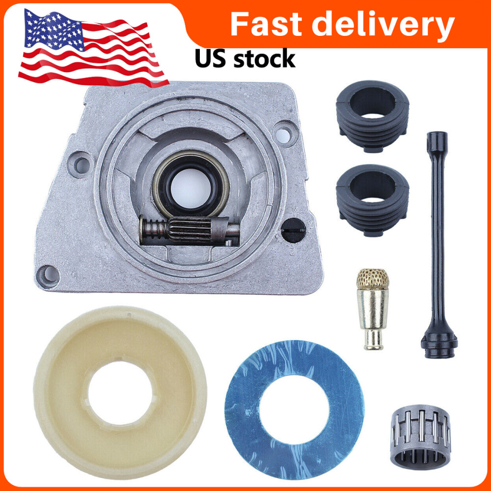 Oil Pump Filter Oiler Worm Gear Kit For HUSQVARNA 61 66 266 XP 268 272 272XP gallery