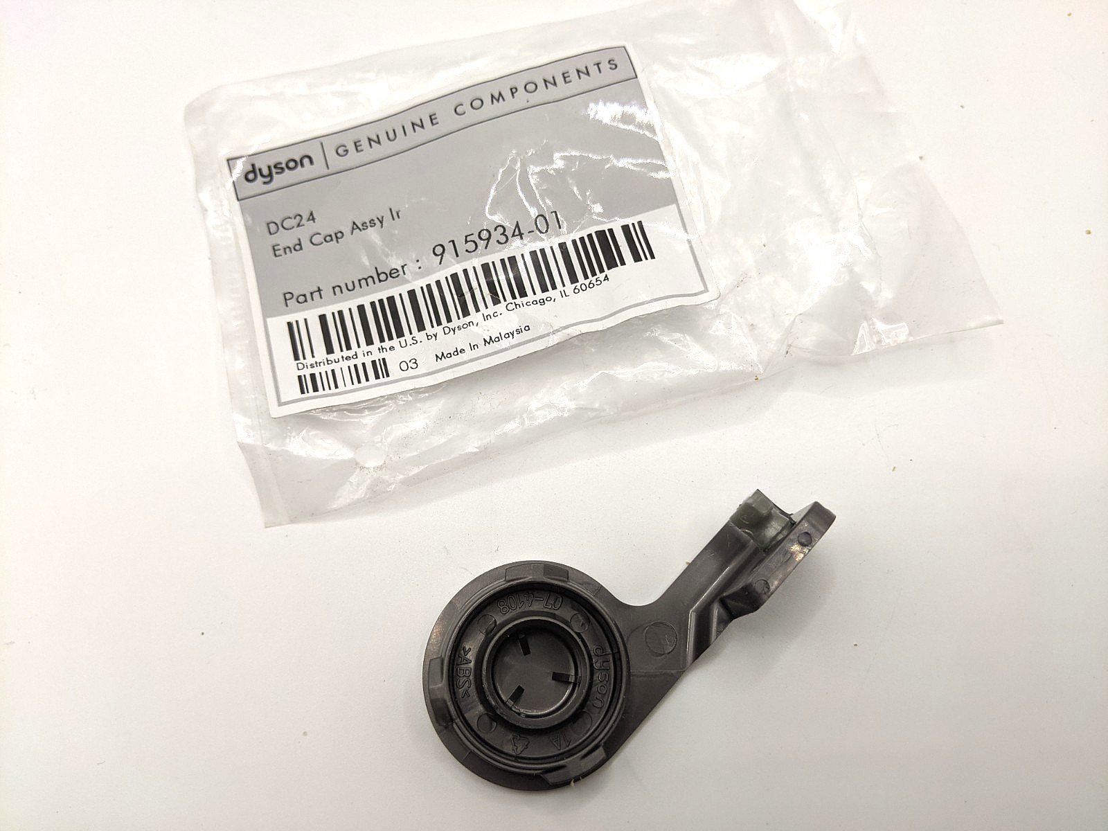 Genuine DYSON DC24 & DC24i Vacuum Cleaner Brush Roll Bar End Cap Assembly gallery