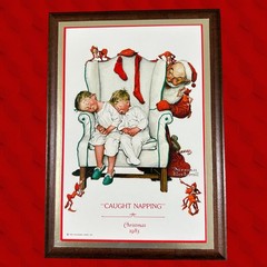 Hallmark “Caught Napping” Norman Rockwell 1983 Made in USA