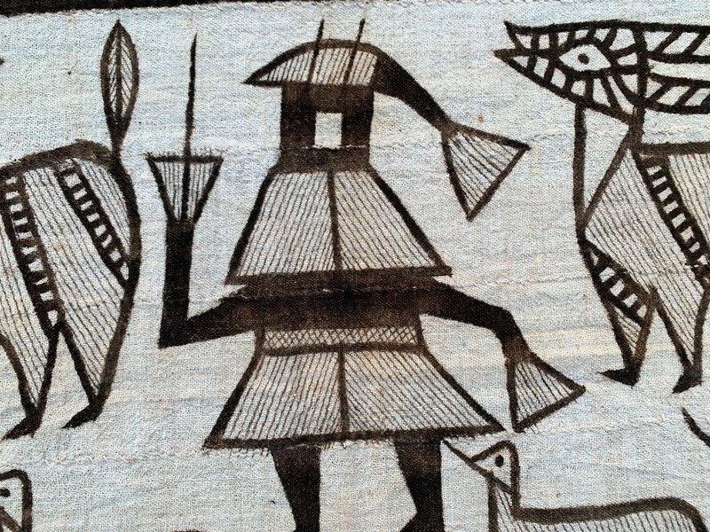 3x4 ft Mud Cloth Handmade Tapestry Batik African Painting Tapestry/Wall Hanging gallery