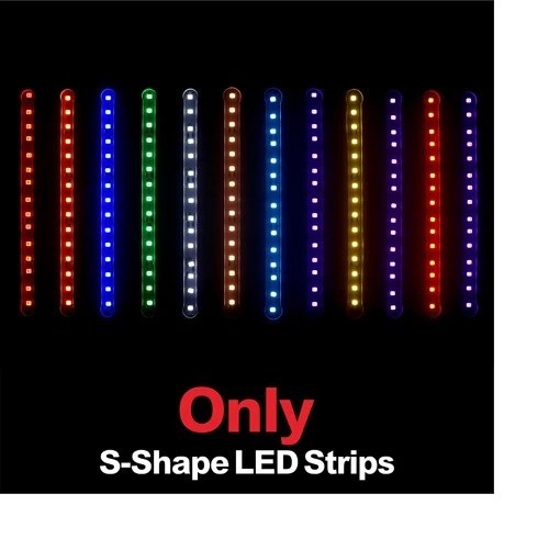 Separated Neon Flexible LED Light Strip Cover 6mm DIY Bendable Silicone Diffuser gallery