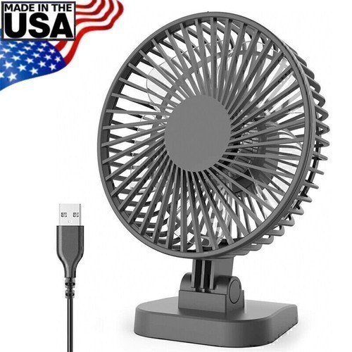 Mini USB Desk Fan Quiet Personal Cooler USB Powered Portable Table Fan US gallery