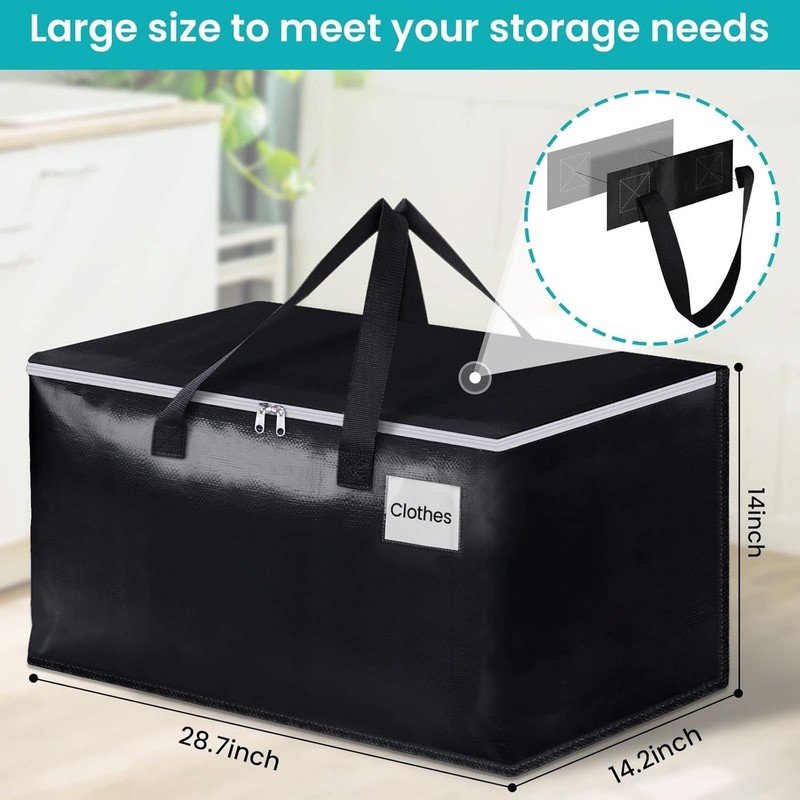 Extra Large Moving Boxes-Moving Bags with Zipper, Carrying Handles and Tag Po... gallery