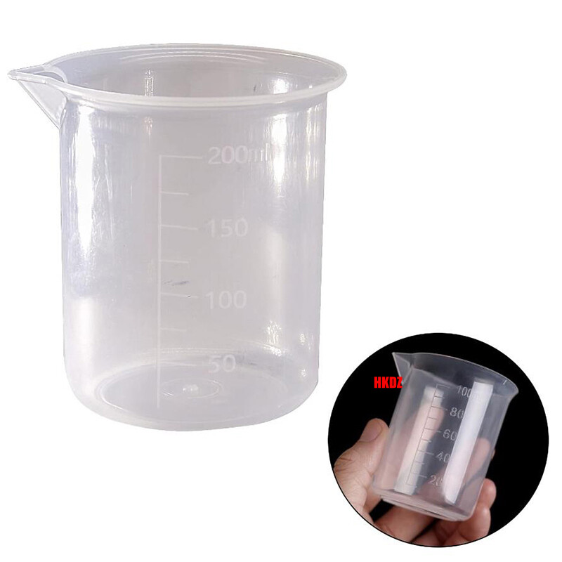 20-500ml Small Plastic Measuring Cup Transparent Jug Pour Spout Lab Beaker Tool gallery