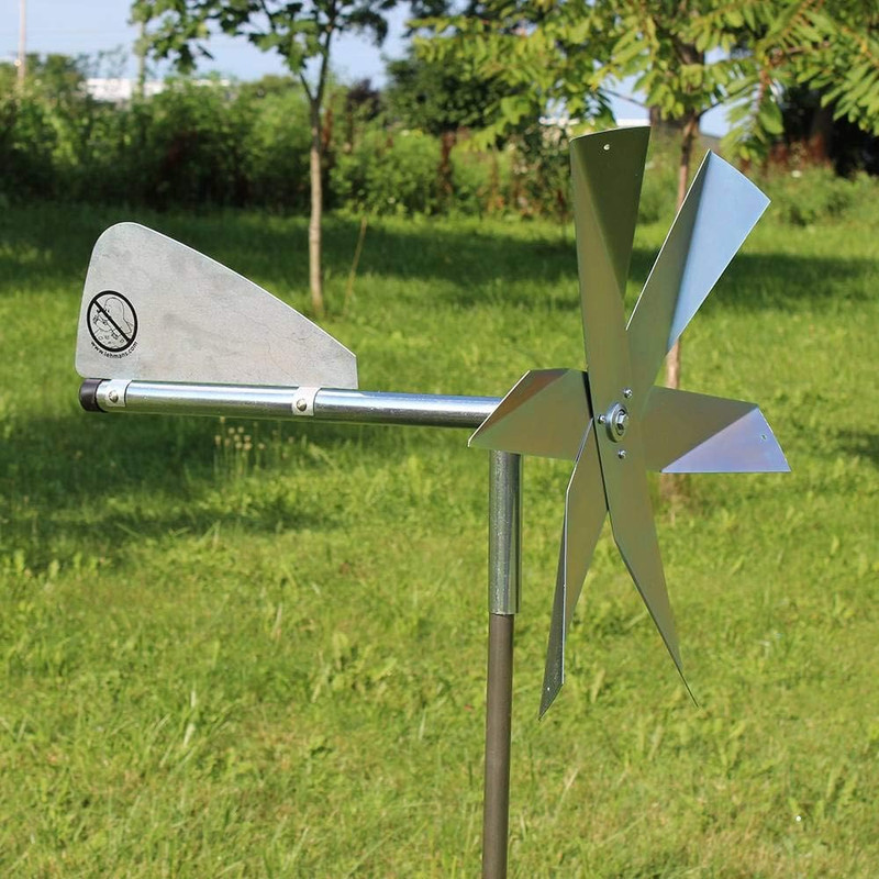 Mole Chasing Humane Deterrent Windmill Covers 20,000 Feet Using Vibrations from gallery