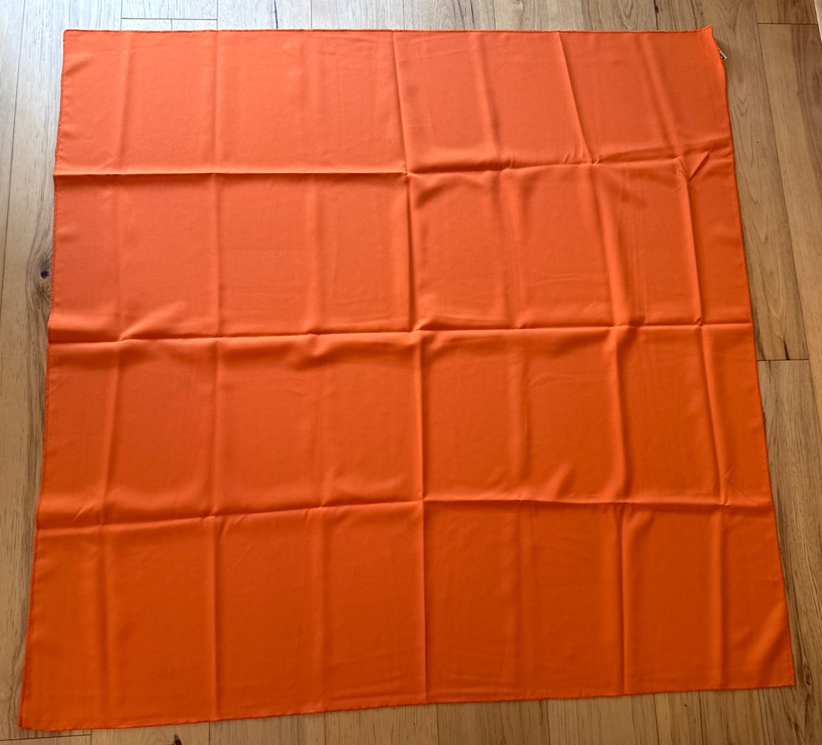 Lot Of 6 LA Linen Polyester Tablecloth 52 X 52/Orange/ Halloween/Grad Party gallery