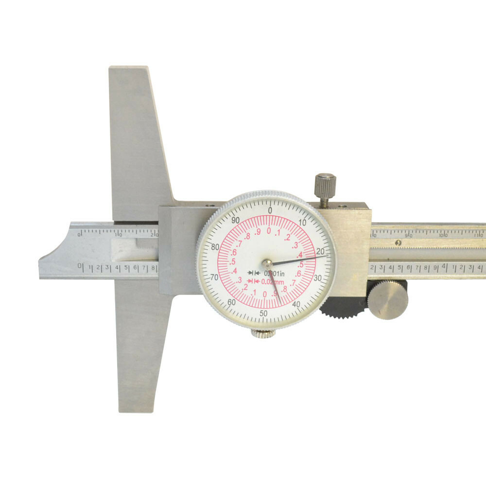 6" Inch Dial Caliper Ruler 150mm Metric Dual Mechanic Precision Measuring Tool gallery