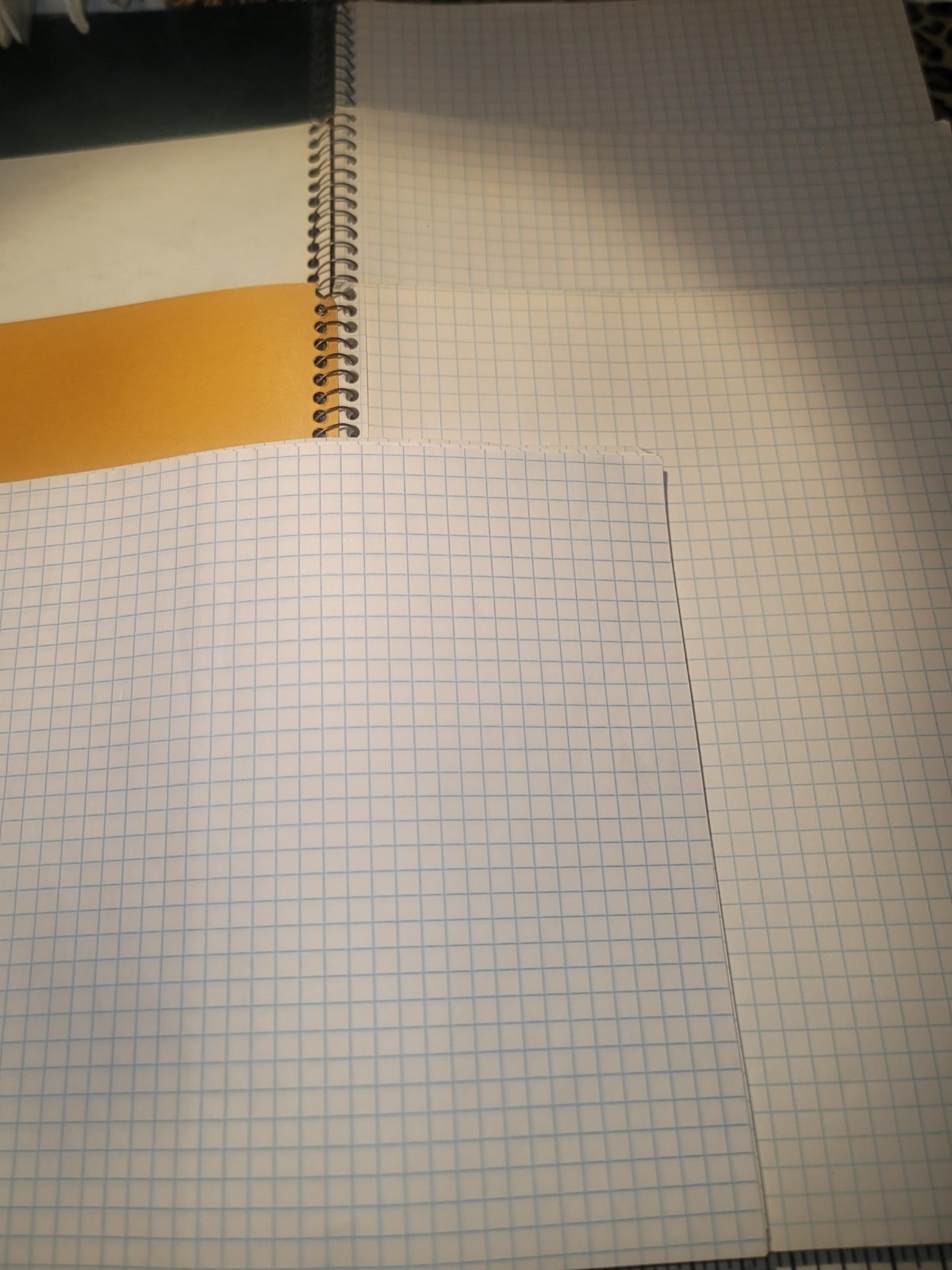 Huge Lot! - 8.5" x 11" Graph Paper Notebooks Spiral Bound/Loose Leaf Grid Paper gallery